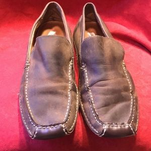 Franco Fortini men’s loafers, brown leather, size 11D
